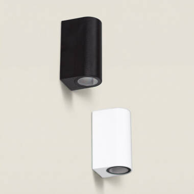 Image of Gala Double-Sided Outdoor LED Wall Light in White
