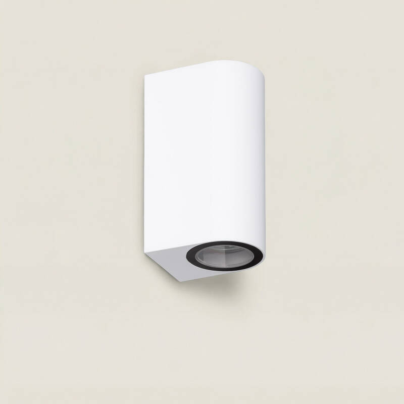 Image of Gala Double-Sided Outdoor LED Wall Light in White