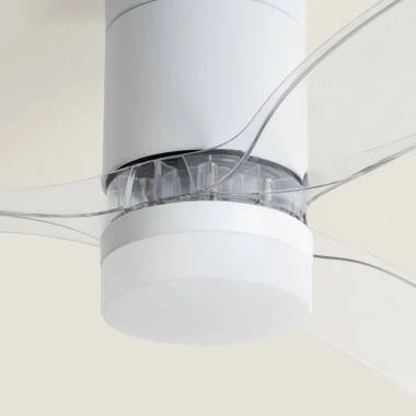 Afbeelding van Plafondventilator met verlichting Stil DC houten bladen Leros