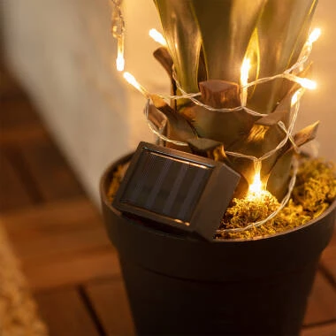 Catenaria LED Solare per Esterni Lilac 2m