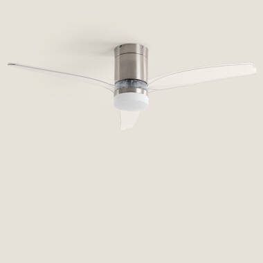 Leros Silent Ceiling Fan with Light DC Motor & Wood Blades