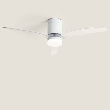 Bild von Deckenventilator mit Licht Lautlos DC Holzflügel Leros