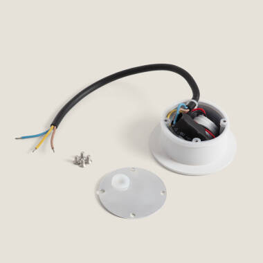 Image de Balise Extérieure LED 3W Encastrable Murale Ronde Esla