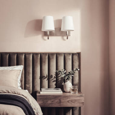 Afbeelding van Wandlamp Metaal 2 Spots Eikho