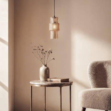 Bild von Pendelleuchte Metall und Glas Berila