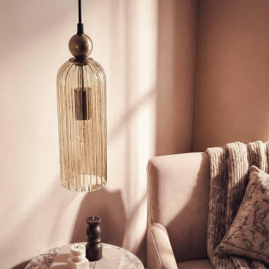 Cheryl Metal & Glass Pendant Lamp