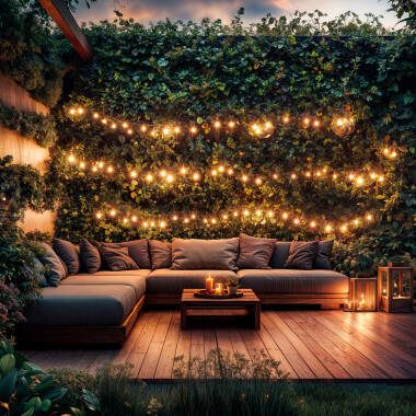 Bild von Lichterkette Außen Easyfit 12VAC mit 10 Glühbirnen 5,65m