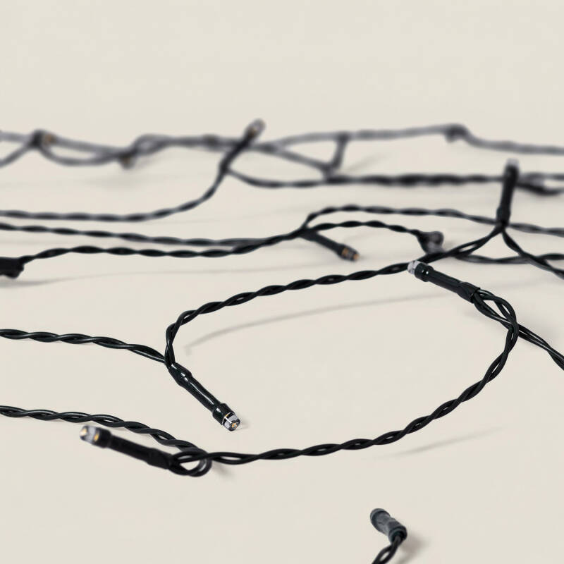 Immagine di Ghirlanda LED Solare per Esterni Cavo 12m