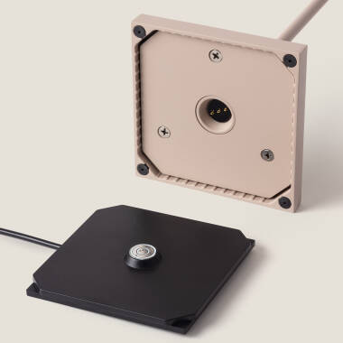 Bild von LED Tischleuchte Tragbar Aussen mit Batterie USB wiederaufladbar Metall Medinilla