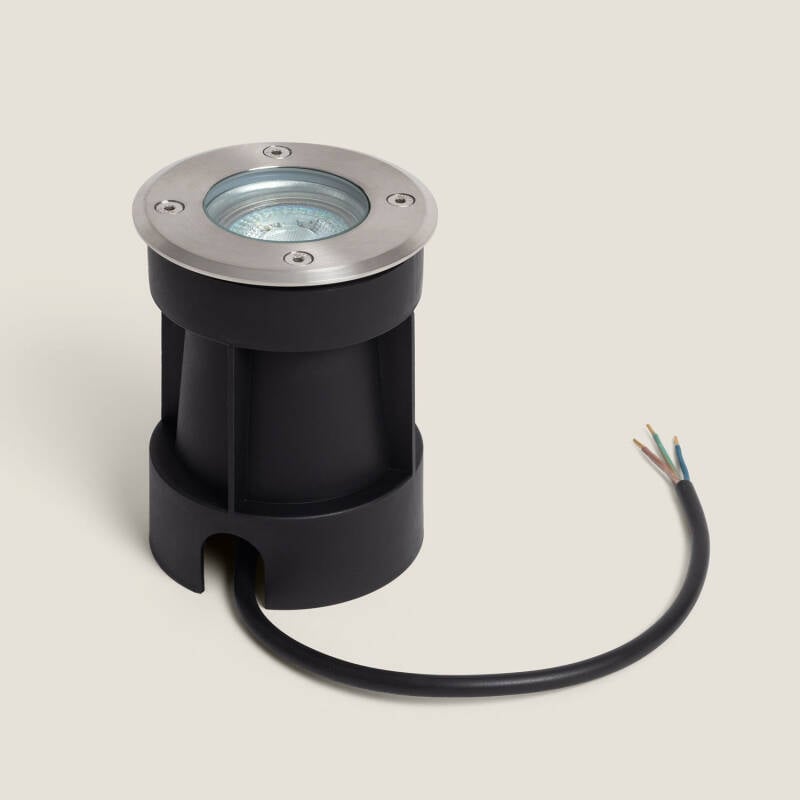 Afbeelding van Inbouwgrondspot Kantelbaar Outdoor RVS GU10
