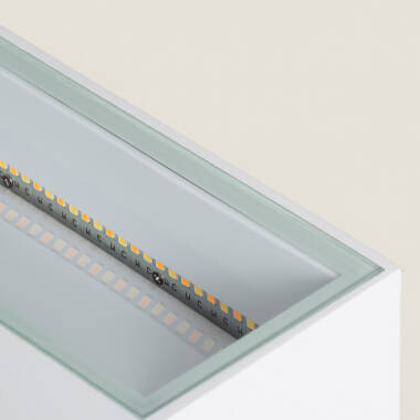 Immagine di Applique da Parete per Esterni LED 18W Alluminio Illuminazione Doppia Luce CCT Selezionabile Gropius