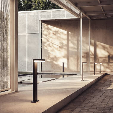 Bild von LED Bodenleuchte 50cm 10W Aluminium Mirto Schwarz