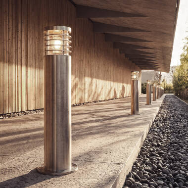 Image de Balise Extérieure en Saillie sur Pies 50cm Acier Inoxydable Cloony