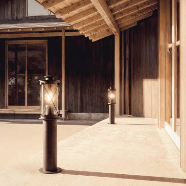 Immagine di Lampioncino per Esterni da Superficie 50cm Acciaio Inossidabile Gedja