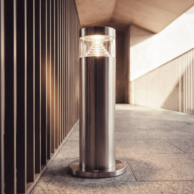 5W Inti Stainless Steel Solar Outdoor Bollard 30cm