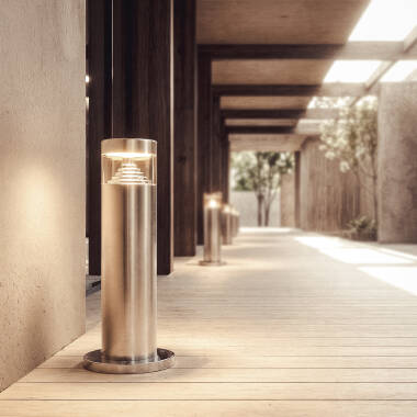 Inti 5W Stainless Steel Outdoor LED Bollard 30cm