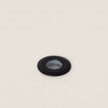 Tiziano 12-24V DC Aluminium Floor-Recessed Spotlight in Black IP65