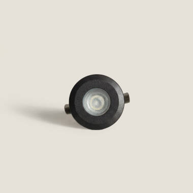 Image of 12V Clarion Outdoor Ground Recessed LED Spotlight Black