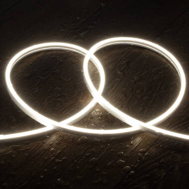 LED Streifen Neon 24V 5m 10W/m Breite 4mm FreeCut IP65 NFLEX4