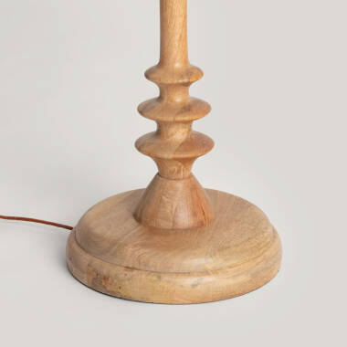 Immagine di Lampada da Terra Legno Meena ILUZZIA 