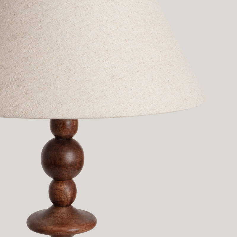 Image of Tanish Wood Floor Lamp 