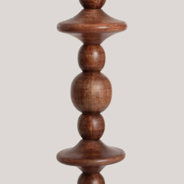 Bild von Stehleuchte aus Holz Tanish 