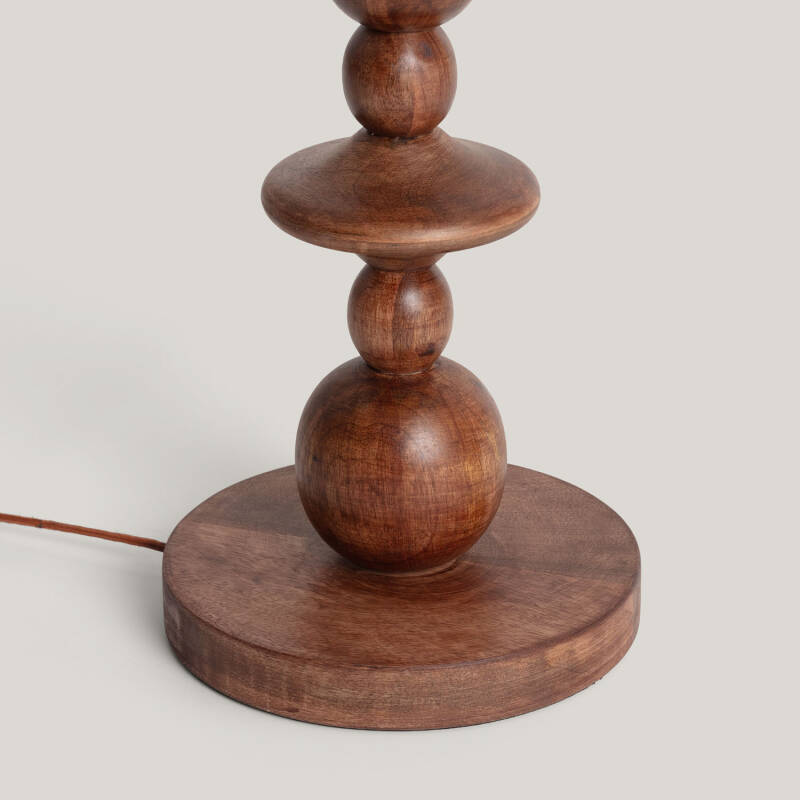 Bild von Stehleuchte aus Holz Tanish 