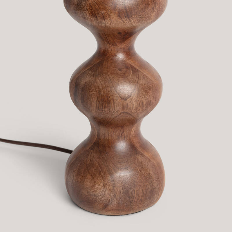 Immagine di Lampada da Tavolo Legno Anahla ILUZZIA