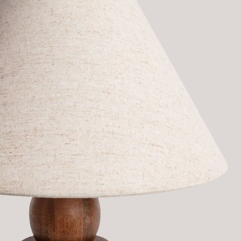 Immagine di Lampada da Tavolo Legno Adah ILUZZIA