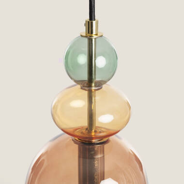 Afbeelding van Hanglamp Metaal en Glas Baudelaire