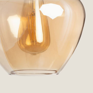 Immagine di Lampada a Sospensione Metallo e Vetro Daira