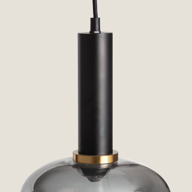 Bild von Pendelleuchte Metall und Glas Daira