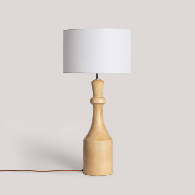 Immagine di Lampada da Tavolo Legno Marala ILUZZIA