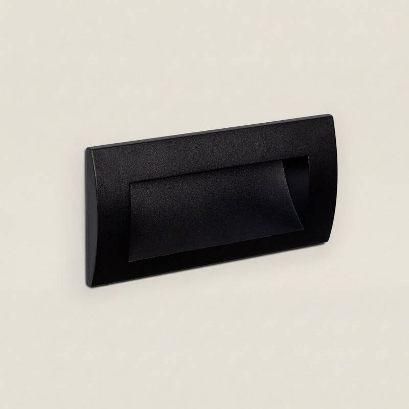 Image de Balise Extérieure LED 4W Encastrable Murale Rectangulaire Edulis