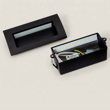 Afbeelding van Wandlamp Outdoor Inbouw LED 4W Rechthoek Edulis