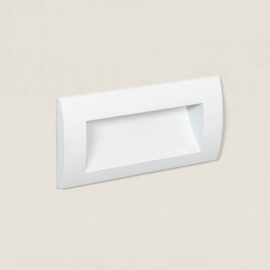 Segnapasso per Esterni LED 4W Incasso a Parete Rettangolare Edulis