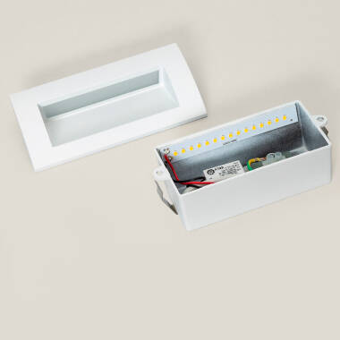 Bild von LED Wandleuchte 4 W Außen Einbau Rechteckig Edulis