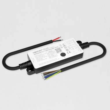 Contrôleur Ruban LED Monochrome/CCT/RGB/RGBW/RGB+CCT 12-24 V MiBoxer SR5-P IP66 Compatible avec Télécommande RF