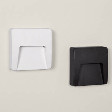 Bild von LED Außenleuchte 3W Oberfläche Wandmontage Quadratisch Nilsa 