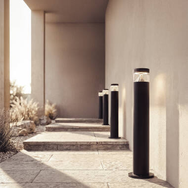 Bild von LED-Bodenleuchte Aussen 5W Oberfläche Fuss 50cm Inti Inox Schwarz