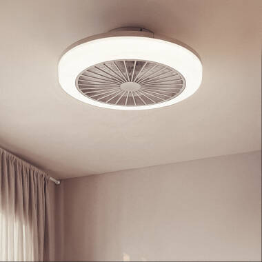 Ventilatore da Soffitto con Luce Silenzioso DC Angin