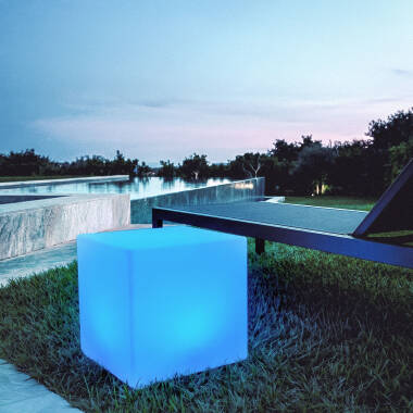 Afbeelding van Kubus LED RGBW Oplaadbaar Evan Cube