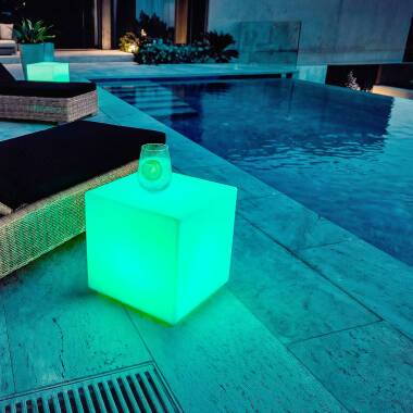 Afbeelding van Kubus LED RGBW Oplaadbaar Evan Cube