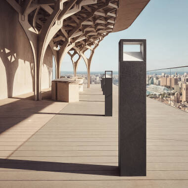 Afbeelding van Baken Outdoor LED 9W hoogte 80cm Aluminium Sheffield