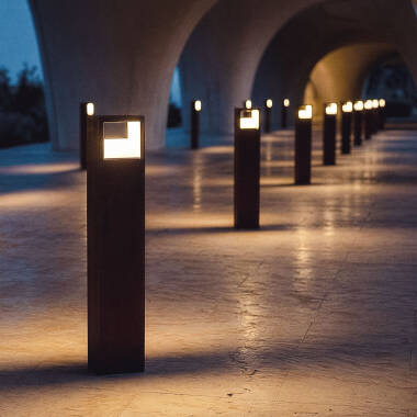 Bild von LED-Wegeleuchte 9W Oberfläche Fuß 80cm Aluminium Sheffield