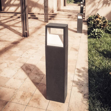 Balise LED 9W Extérieure Aluminium  en Saillie sur Pied 50cm Sheffield