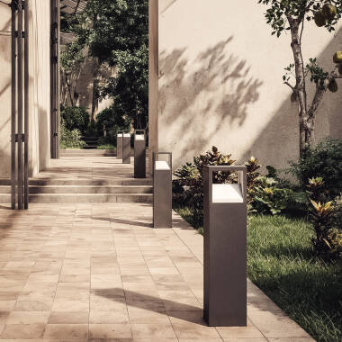 Bild von LED-Wegeleuchte 9W Oberfläche Fuß 50cm Aluminium Sheffield