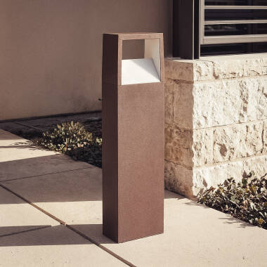 9W Sheffield Outdoor Aluminium Bollard 50cm