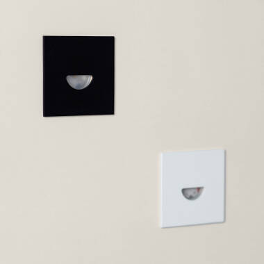 Bild von LED-Wandeinbauleuchte Aussen 2W Eckig Weiss Guell