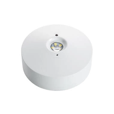 Éclairage de Secours LED En Saillie 120lm Permanent/Non Permanent Circulaire
